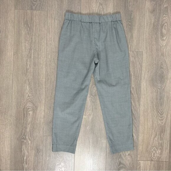 Aritzia Babaton Conan Pants Wool Houndstooth Print Pleated Trouser High Waist - Picture 11 of 12